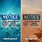Signmission No Cell Phones During Work Hours Sign With Symbol, 14 in W x Rectangle, Vinyl Decal OS-2PACK-NS-D-1014-L-14425 - alternate 3